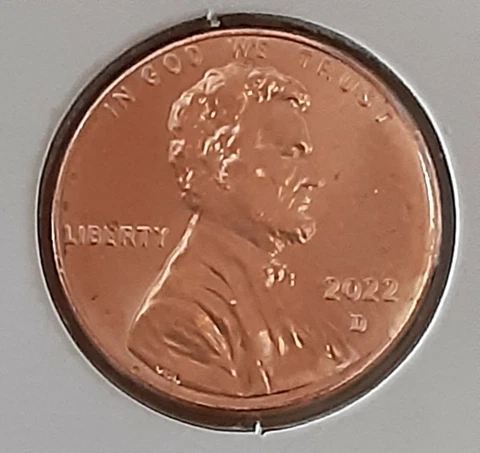 2022 Lincoln Shield Cent  D - BU - Uncirculated Cover