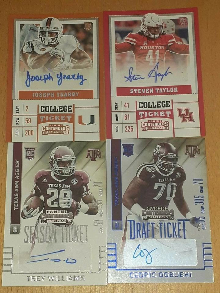 Steven Taylor 2017 Panini Contenders Rookie Autograph Draft Picks #249 - Image 1 of 1