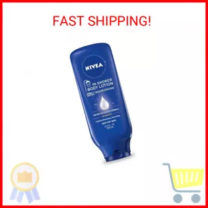 NIVEA Nourishing In Shower Lotion, Body Lotion for Dry Skin, 13.5 Fl Oz Bottle - Picture 1 of 2