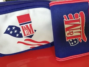 LM cigarettes Fanny pack and Nylon Wallet. Waist bag L&M - Picture 1 of 12