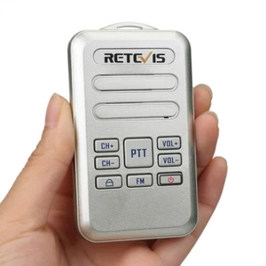 Retevis Model RT20 Way Funkgeräte Walkie Talkie Ref A9138A, Silber Neu - Bild 1 von 6