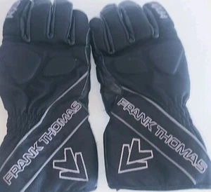 Frank Thomas Aqua Pro Size Small Waterproof Breathable Motorcycle Gloves Black - Picture 1 of 15