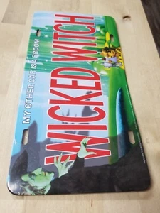 Wizard of Oz "Wicked Witch" License Plate, Brand New shrink wrap sealed package. - Picture 1 of 2