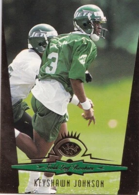 1996 Leaf - Gold Leaf Rookies Keyshawn Johnson #6 (RC) - Image 1 of 2