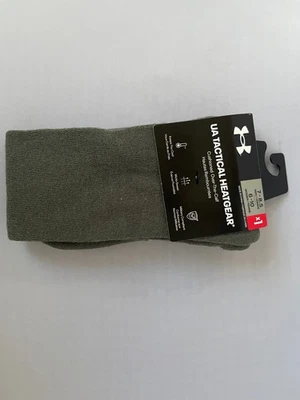 Calcetines Under Armour Para Hombre 7-8.5 Heatgear Táctico Acolchado Sobre La Pantorrilla Marrón Foto 1 de 2