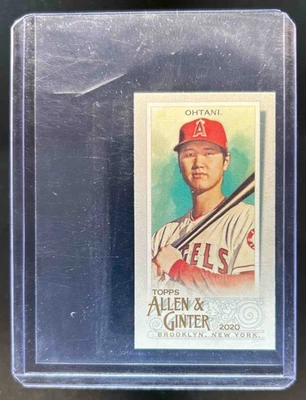 2020 Topps Allen & Ginter Shohei Ohtani Mini A G Back #24 Angels - Image 1 of 2