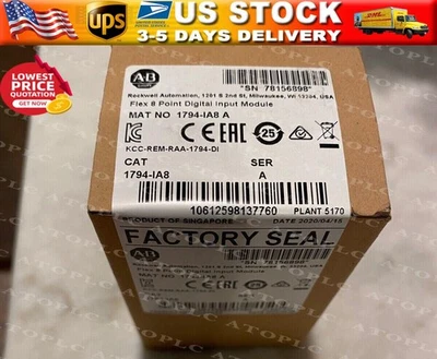 New Factory Sealed 1794-IA8 Flex 8 Point Digital Input Module 1794IA8 - Image 1 of 4