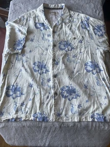 TOMMY BAHAMA Shirt Original Fit Silk Floral Print Hawaiian Sz XXL - Picture 1 of 8