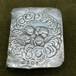 Antique 1905 Miniature Book of Common Prayer 925 Sterling Silver Leather - Picture 1 of 11