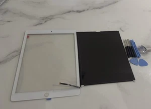 iPad 6ta generación A1893 A1954 2018 LCD pantalla táctil digitalizador repuesto blanco - Imagen 1 de 1