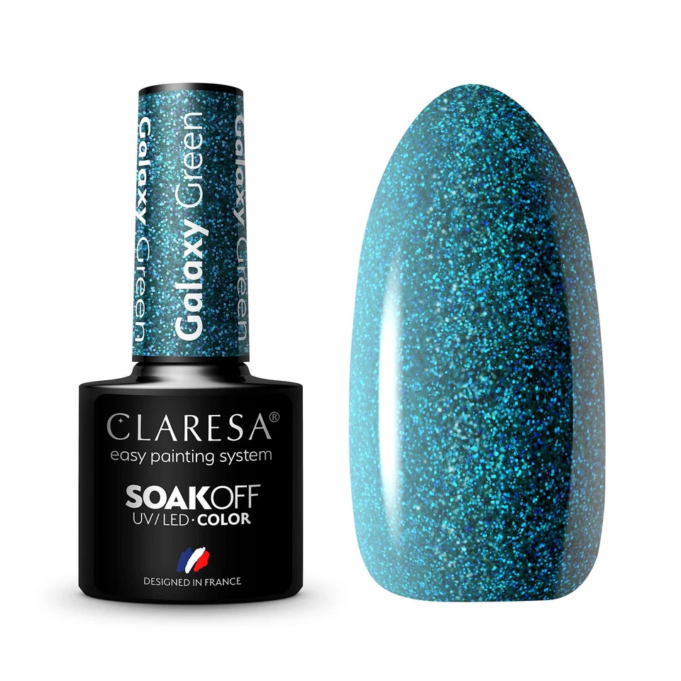 Claresa Galaxy Green Hybrid-Nagellack, 5 g - Bild 1 von 1