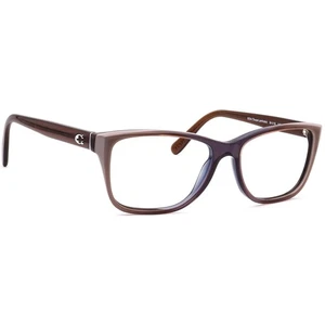 Coach Eyeglasses HC 6129 5534 Taupe Laminate Semi Butterfly Frame 54[]16 140 - Picture 1 of 6
