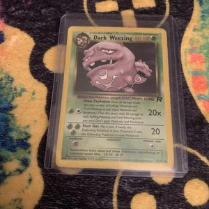 Pokemon TCG Dark Weezing Team Rocket 31/82 Unlimited Non Holo Rare  - Picture 1 of 10