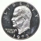 1973-S Eisenhower Dollar 40% SILVER - PROOF Cameo
