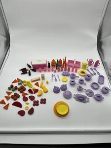 Lote de accesorios de cocina y comida muñeca Barbie vintage años 90-2000  - Imagen 1 de 4