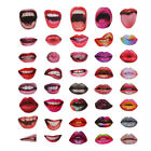 40 Pcs M Wooden Child Birthday Photo Booth 1990 Props Mouth Lips