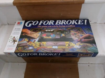 MB Games 'Go for Broke' edición 1985 juego de mesa. (H) Foto 1 de 4