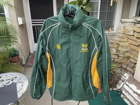 Villanova University Wildcats Canterbury College Jacket Patches Sz M Green Cover