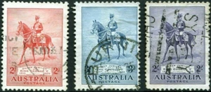 1935 Australia Silver Jubilee Of King George V Set Of 3 Good To Fine Used - Imagen 1 de 1