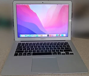 MacBook Air 2017 13" A1466 Intel Core i5-5350U 1.8ghz 256GB 8GB Monterey OS - Picture 1 of 11