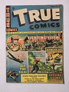 TRUE COMICS #33 Golden Age Comic /  1944 Nice - Solid Book!! Look!!! - Picture 1 of 9
