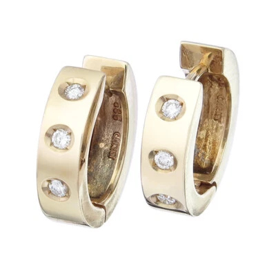 Christ Creolen Brillanten 585er Gelbgold - Bild 1 von 2