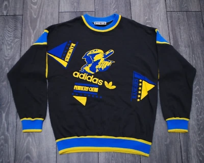 PULÔVER DE BEISEBOL VINTAGE ADIDAS TEAM TAKE OFF MASCULINO TAMANHO D5 EUA S (M) - Imagem 1 de 4