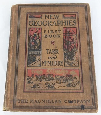 1917 - New Geographies Childrens VTG Homeschool Textbook - Illustratrations - Image 1 of 4