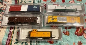 Life-Like N Gauge Train Car Lot 7736, 7731, 7747, 7714, 7765. New In Box - Picture 1 of 2