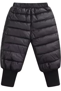 Winter Kinderhose Leichte Daunen Hose Warm Schneehose mit elastischem Bund 92-98 - Bild 1 von 5