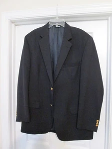 Botany Five Hundred (500) dunkelblauer Blazer, 100% Wolle, Gr. 42R, Made in Canada - Bild 1 von 7
