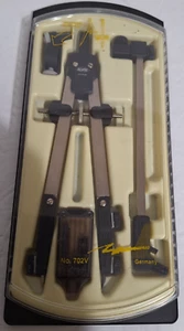 Alvin Art Drawing Set 702V compass speed bow 6"univ. beam made in Germany - Picture 1 of 5
