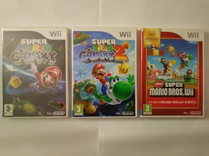 Mario Galaxy 1 + 2 & new super mario bros wii for Nintendo Wii - WII(PAL) - C - Bild 1 von 6