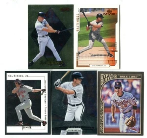 Cal Ripken Jr. 5 Baseball Trading Card Lot HOF BALTIMORE ORIOLES (LOT 30) - Picture 1 of 1