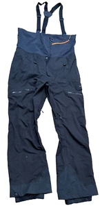 Mammut Extreme Men’s Gore-Tex Pro Ski Bib Pants Nordwand Pro Black Mens Size 40 - Picture 1 of 8