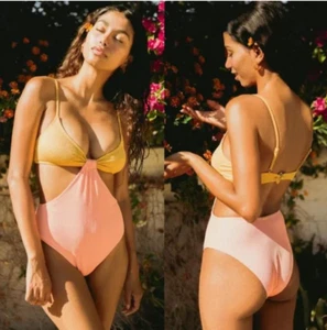 NWT Billabong Hi Life Freya One Piece Swimsuit M / 10 - Picture 1 of 7