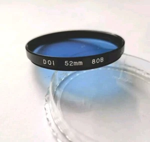 Vintage DOI 52mm 80B Blue Camera Filter - Bild 1 von 3