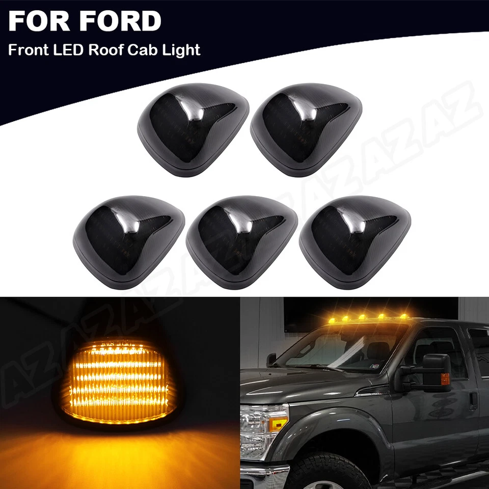 For 1999-2016 Ford F250 F350 F450 Super Duty LED Cab Roof Marker Running Lights - Image 1 of 4