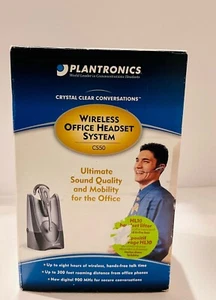 Plantronics CS50 63120-20 Earpiece Wireless Office Headset System - Picture 1 of 4