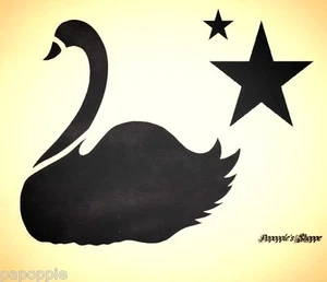 Plantilla Swan Granero Estrellas Artesanía Signos Proyectos Primitivo País Naturaleza  - Imagen 1 de 1