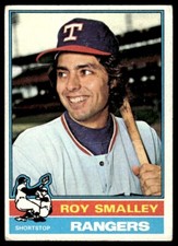 1976 TOPPS ROY SMALLEY RC TEXAS RANGERS #657