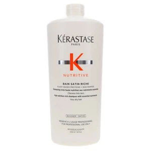 Kerastase Nutritive Bain Satin Riche Shampoo 33.8 oz - Picture 1 of 8