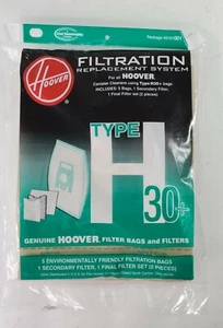 Hoover Filtration Replacement System 5 Vacuum Bags Type H30+ Filters Genuine NEW - Picture 1 of 8