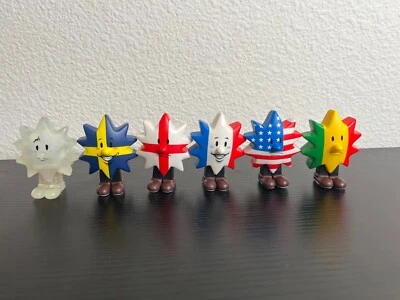 KUBRICK MEDICOM JUGUETE Figura PALMBOY Bandera Lote 6 Francia Rasta EE. UU. SUECIA INGLATERRA Foto 1 de 4