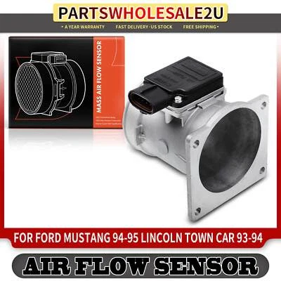 Sensor MAF de flujo de aire masivo para Ford Mustang Grand Marquis Lincoln Town Car Mercury Foto 1 de 4