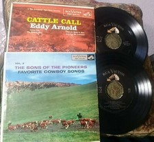 CATTLE CALL ~SONS OF THE PIONEERS~Favorite Cowboy Songs~EPA~651~712 RCA~VG~VINYL