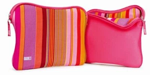 BuiltNY NolitaStripe Tasche Hülle Sleeve Bunt/Pink für Lenovo ThinkPad T430s - Photo 1/3