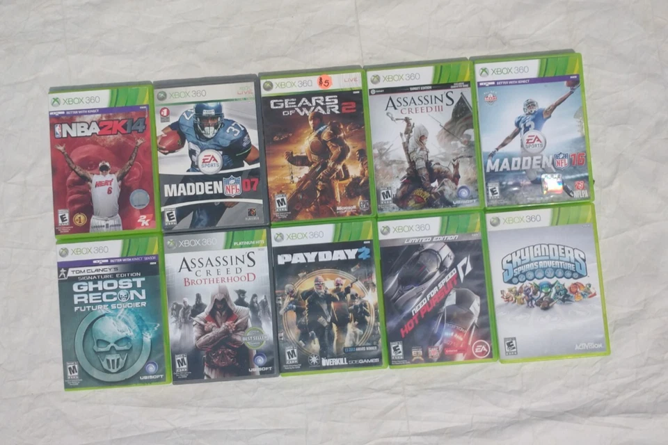 Microsoft Xbox 360 Lot Games - Image 1 of 3