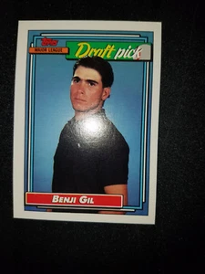 Lote (800) tarjetas de béisbol 1992 Topps Benji Gil Texas Rangers #534 MT/ladrillo casi nuevo - Imagen 1 de 2