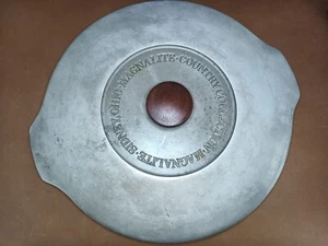 Magnalite Country Collection 10” Lid Only Aluminum Replacement Wood Knob/Handle - Imagen 1 de 4